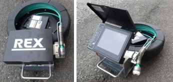 排水管の内部調査（CCDカメラ）