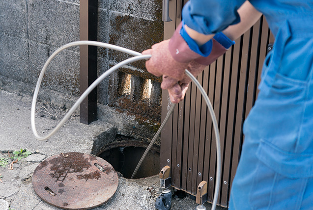 排水管の定期清掃・詰まり抜き工事